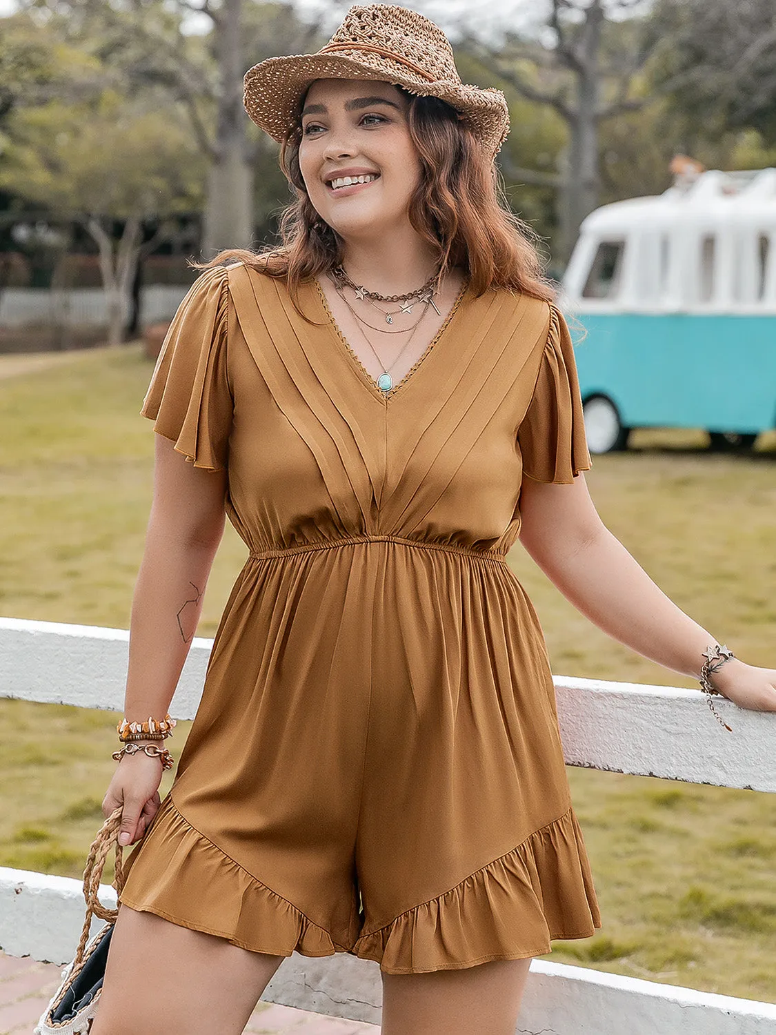 Plus Size Romper