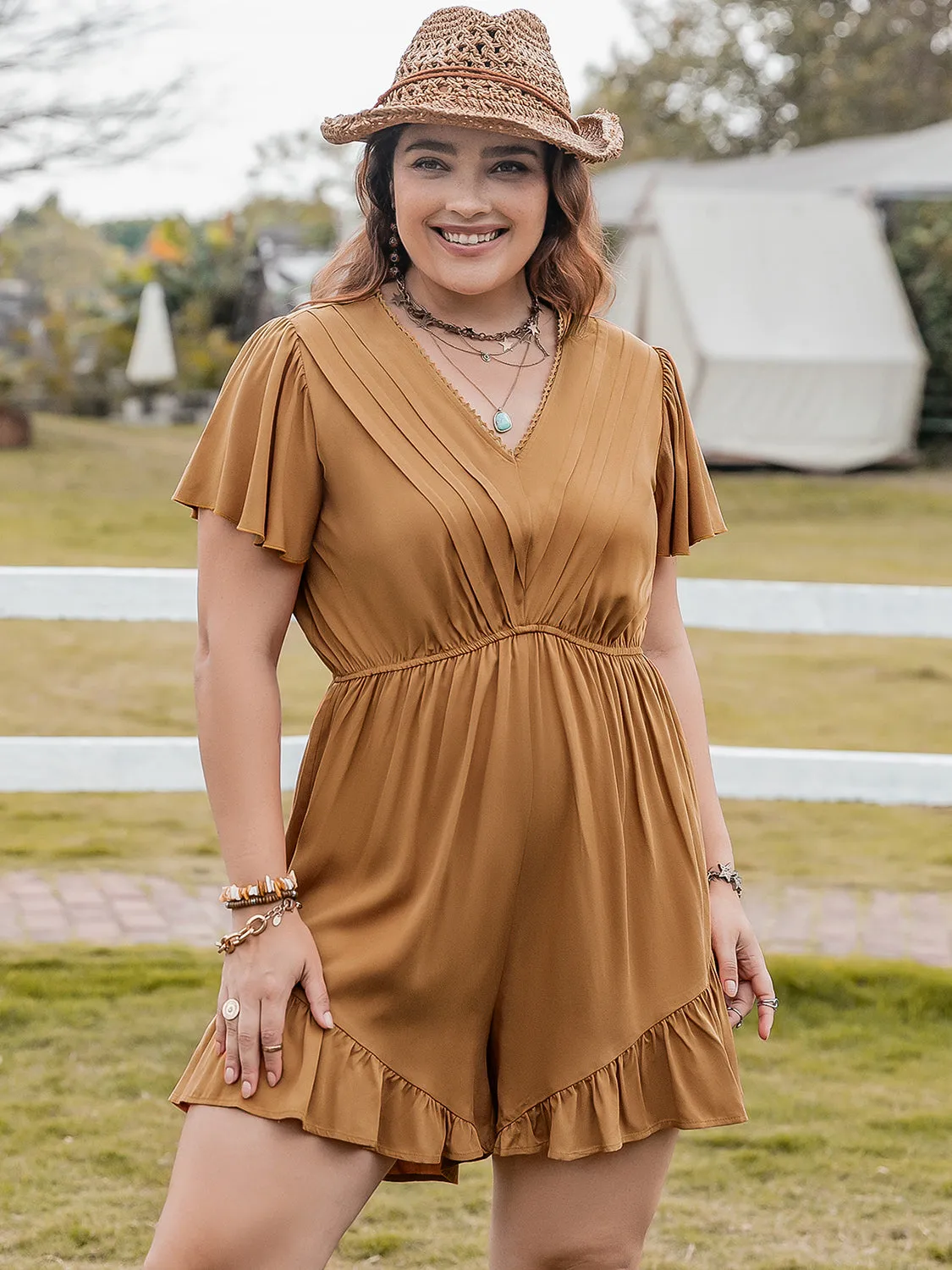 Plus Size Romper