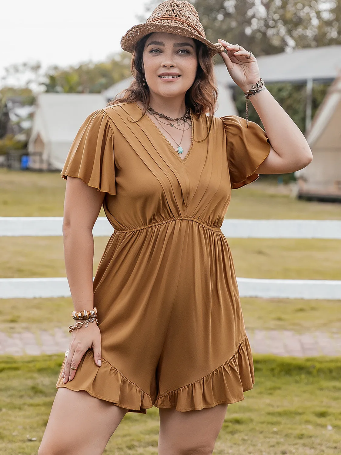 Plus Size Romper