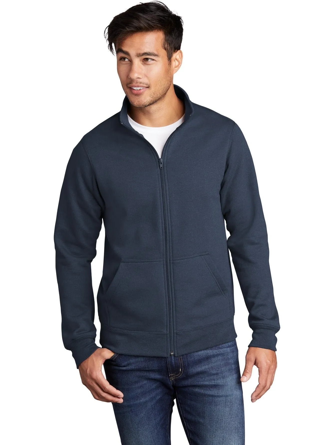 Port & Company Core Fleece Cadet Full-Zip Sweatshirt