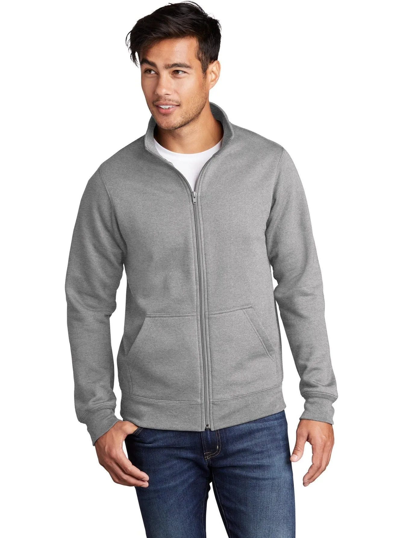 Port & Company Core Fleece Cadet Full-Zip Sweatshirt