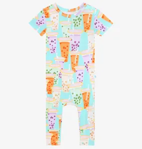 Posh Peanut Boba Time Romper