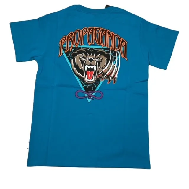 Propaganda T-shirt Grizzly 117 59 turchese