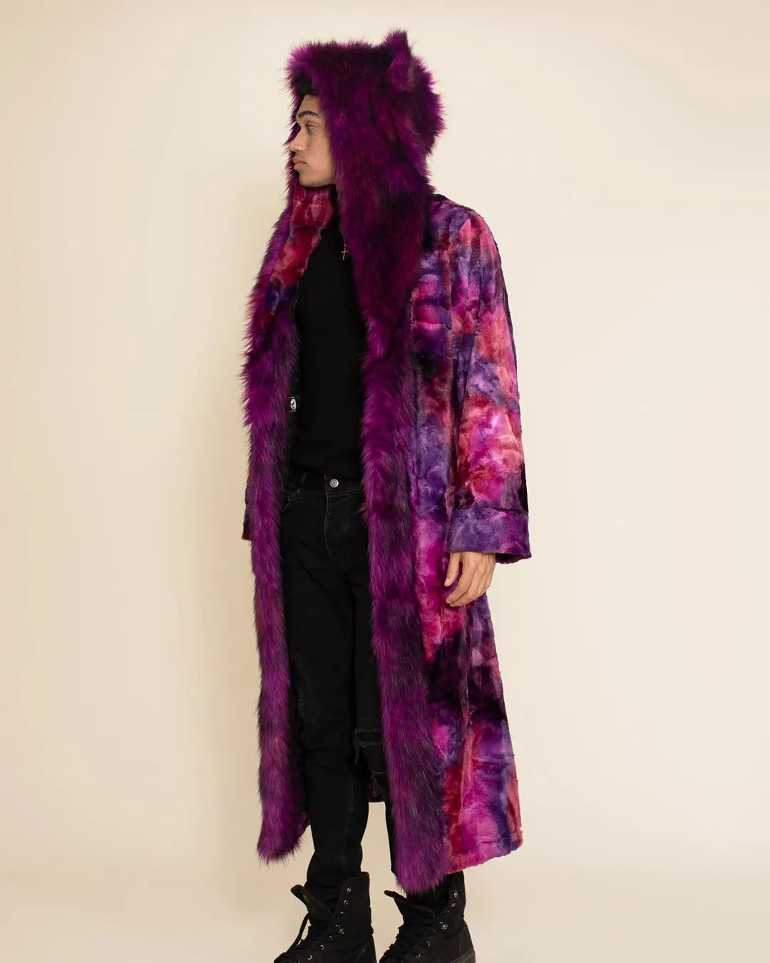 Purple Panther Classic Faux Fur Style Robe | Men's