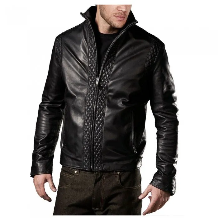 Quilted Designer Biker jacket