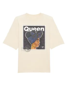 "Queen" Oversized T-Shirt - Off-White