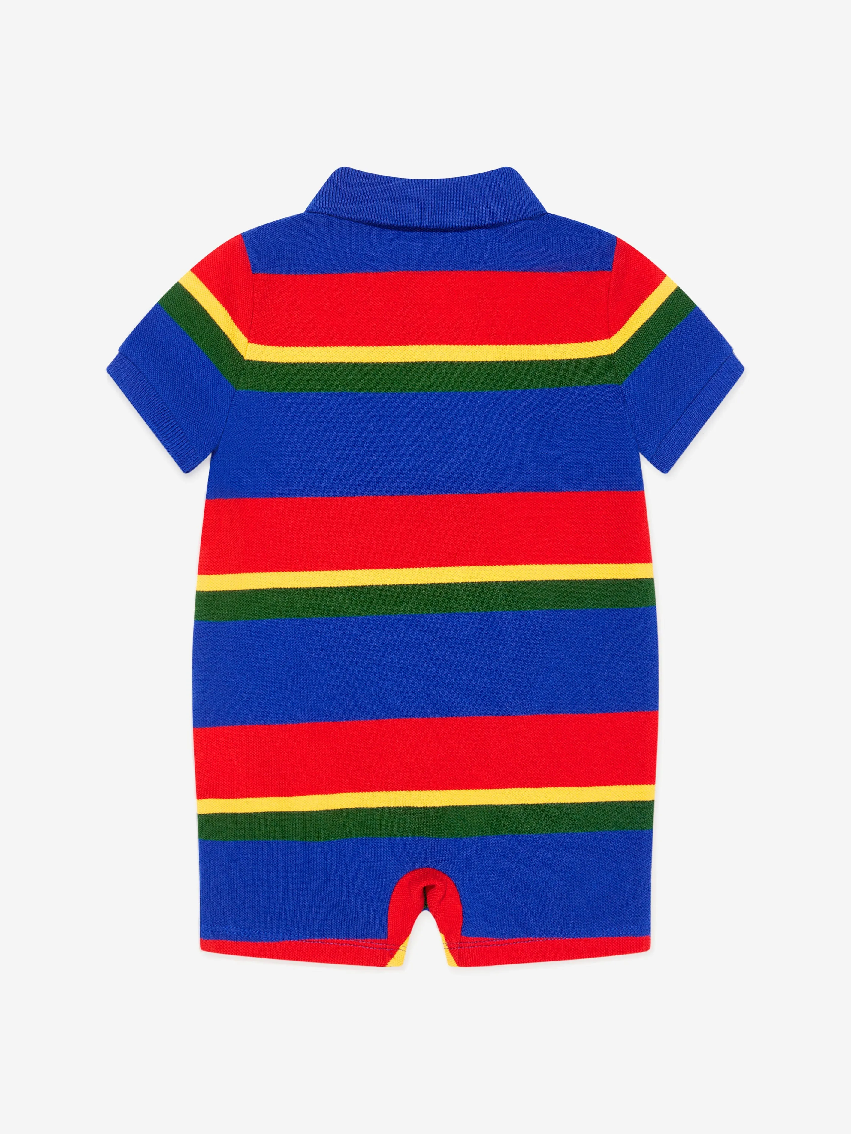 Ralph Lauren Baby Boys Striped Polo Romper