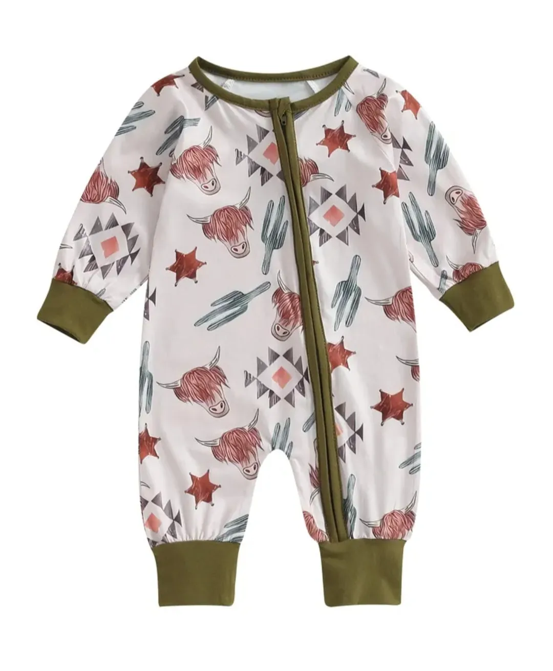 Ranch Life Romper with Side Zipper #2000353