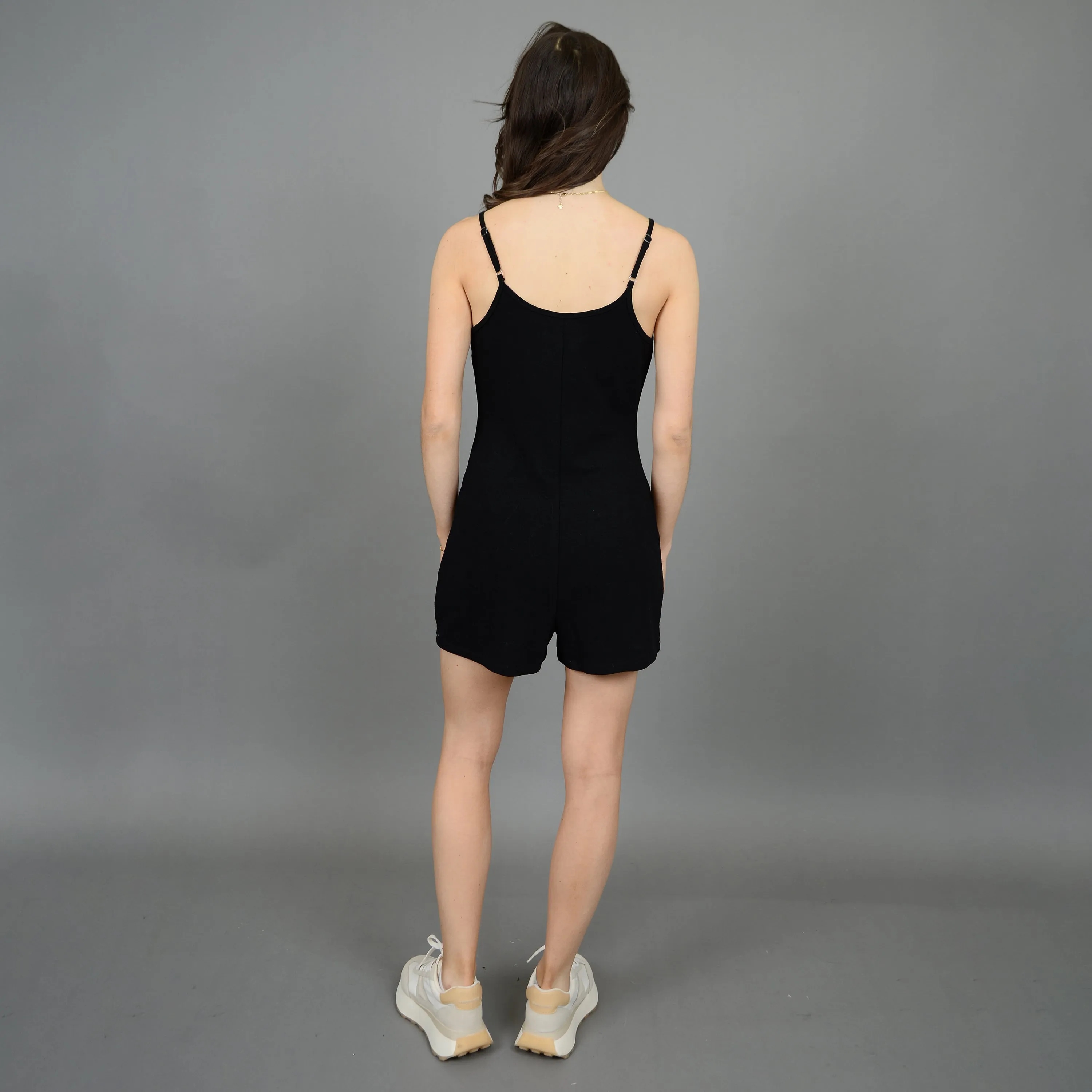 RDI Kaine Slub Terry Tank Shoulder Strap Romper