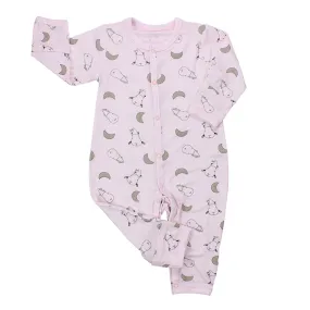 Romper Pink Small Moon & Sheepz