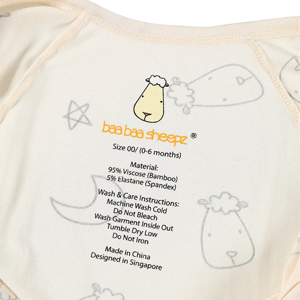 Romper Side Snap Sweet Dreams Baa Baa Yellow