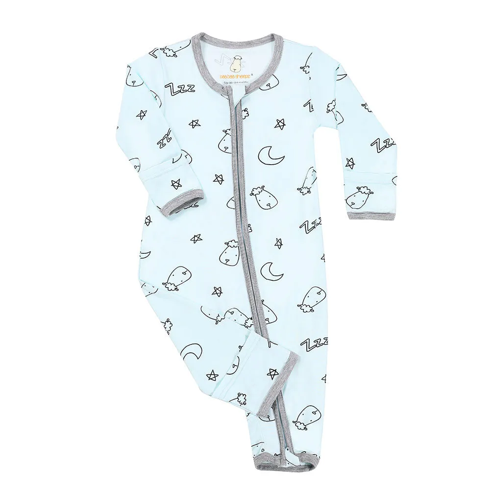 Romper Zip Sweet Dreams Baa Baa Blue