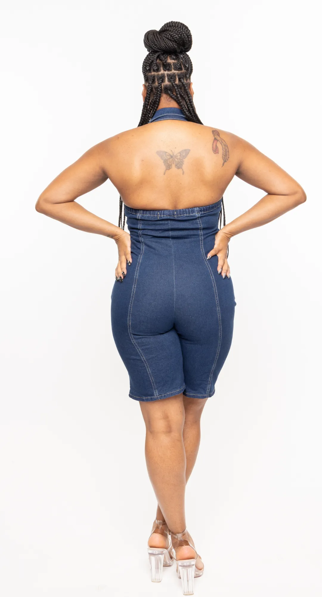 Rover Denim Blue Jean Romper