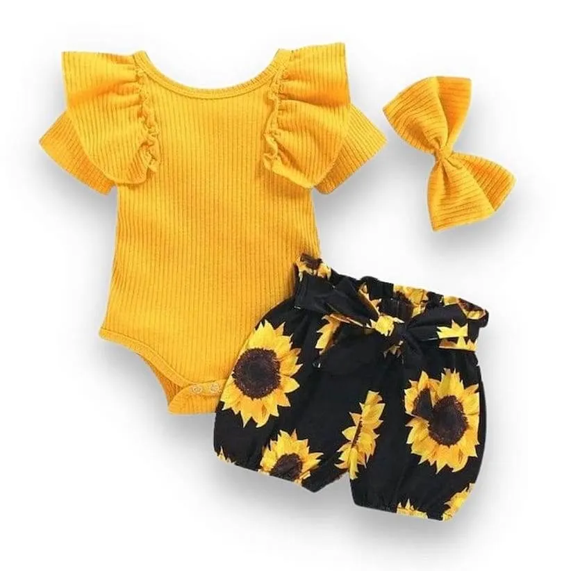 Ruffle Sunflower Set