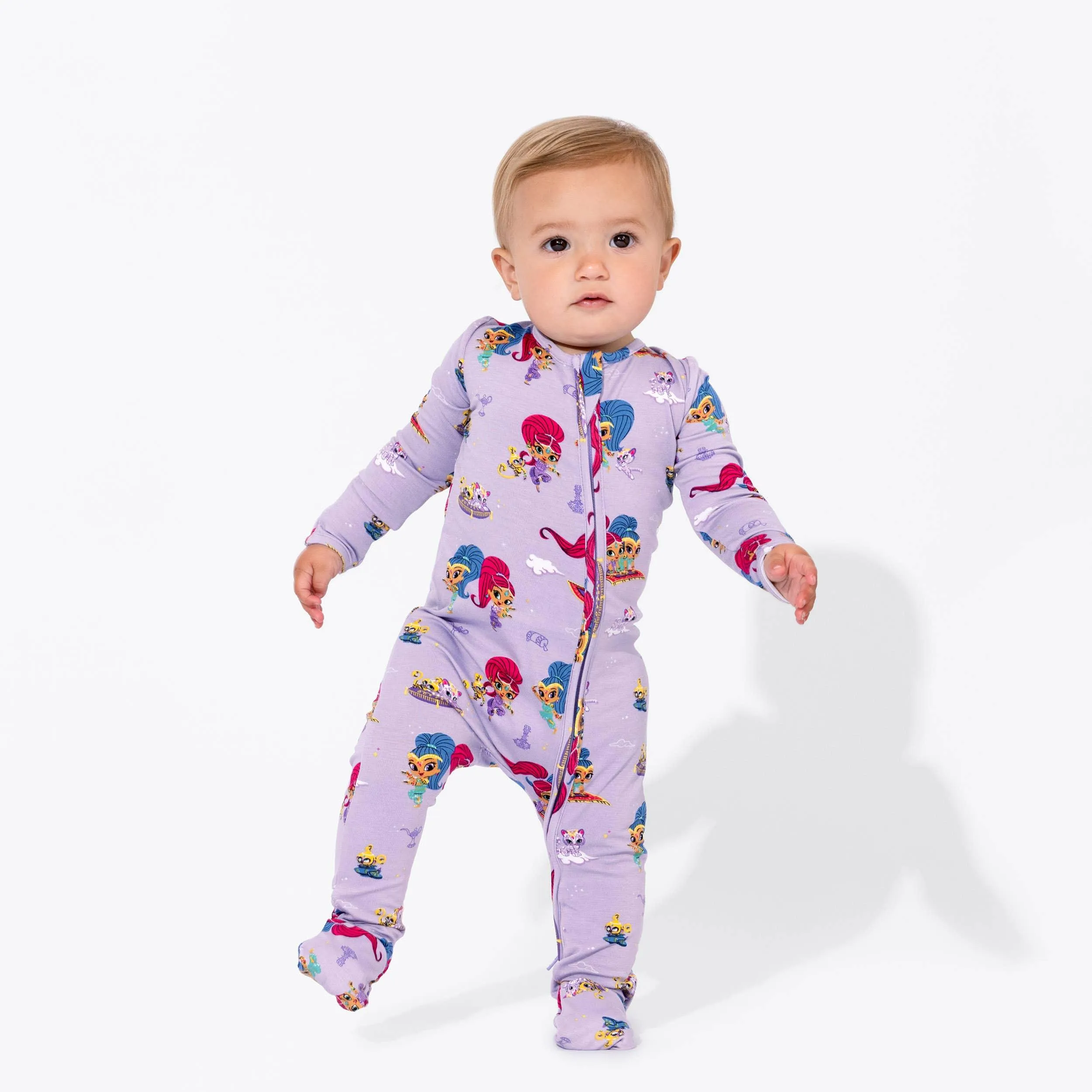 Shimmer and Shine Bamboo Convertible Footie Pajama