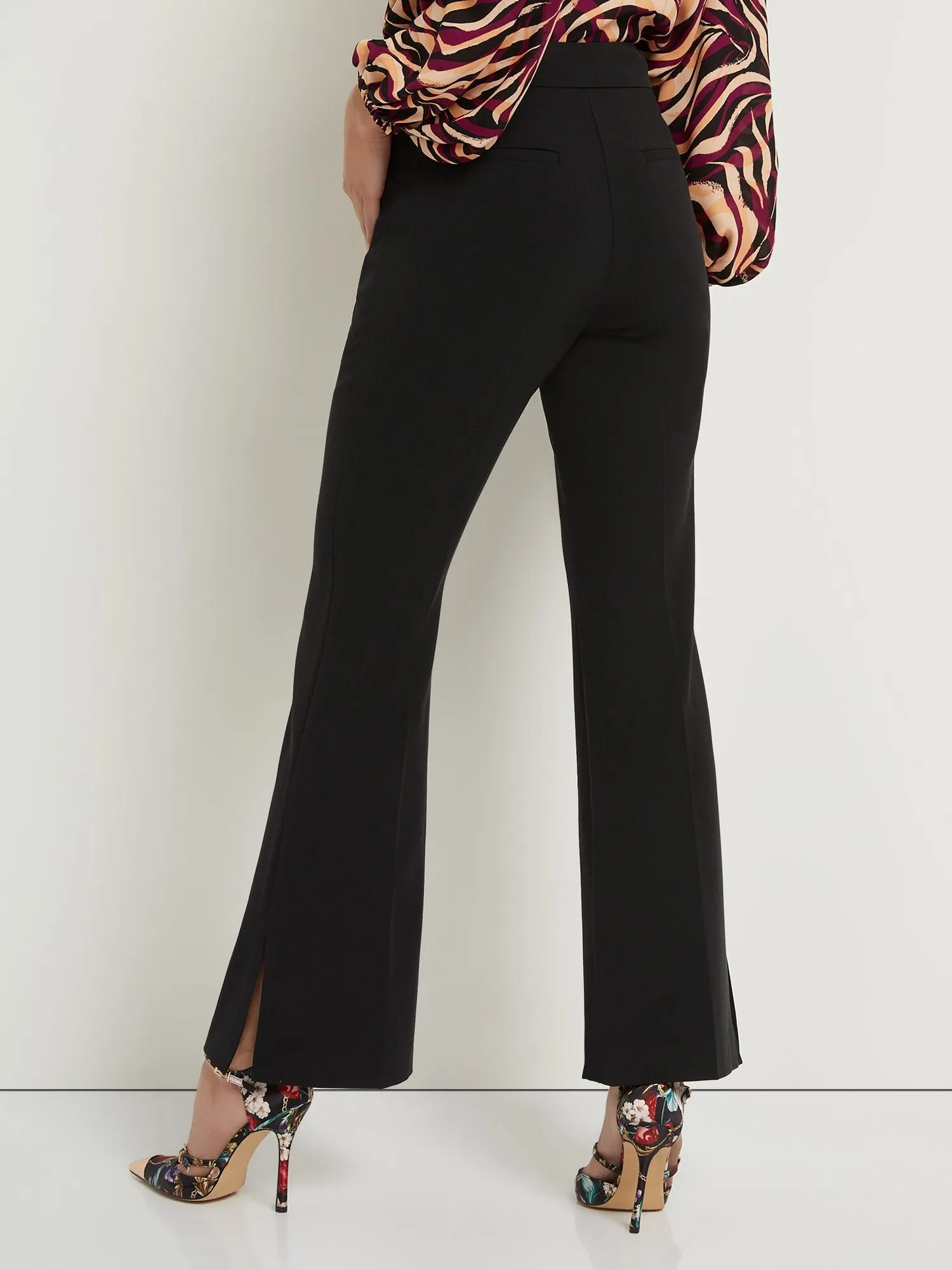 Side-Slit Flare Pant - Essential Stretch