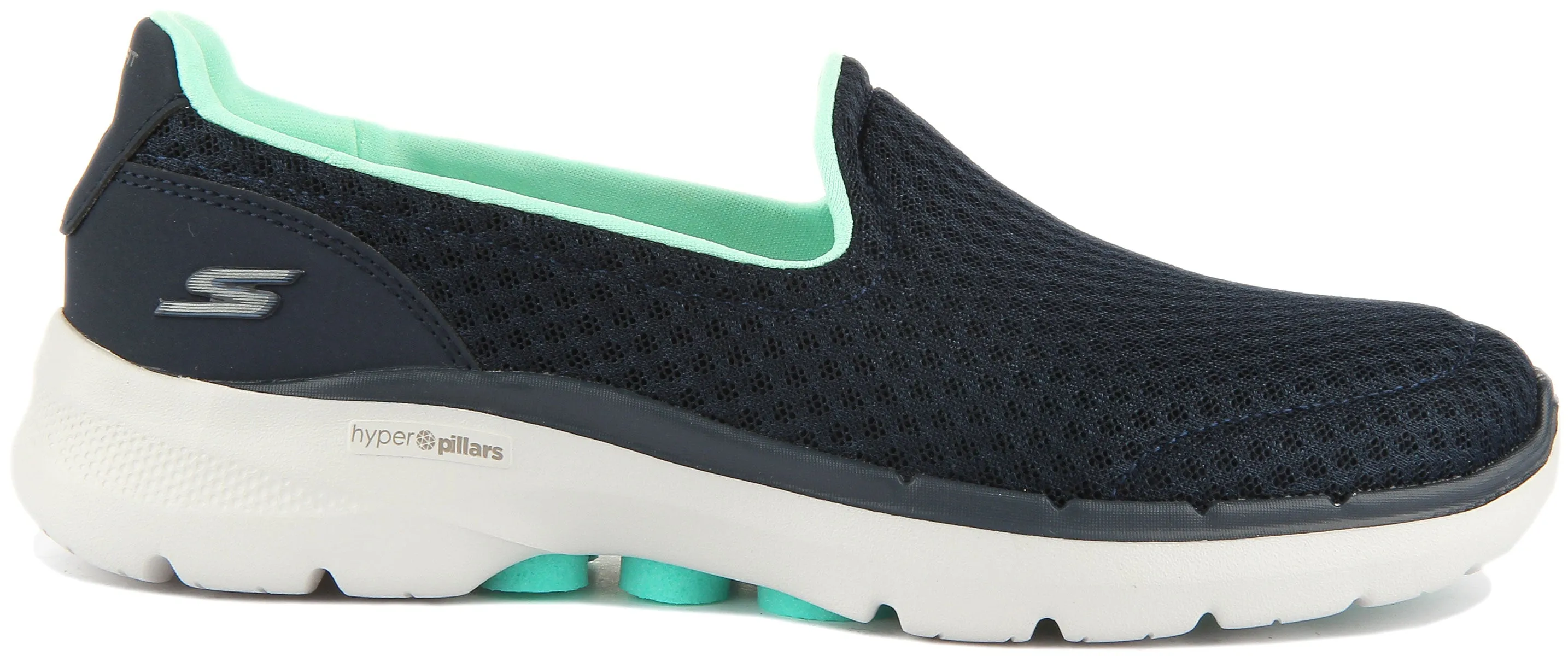 Skechers Go Walk 6 Trainers In Navy For Women