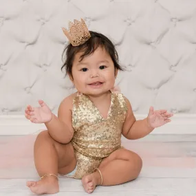 SPARKLE GOLD ROMPER