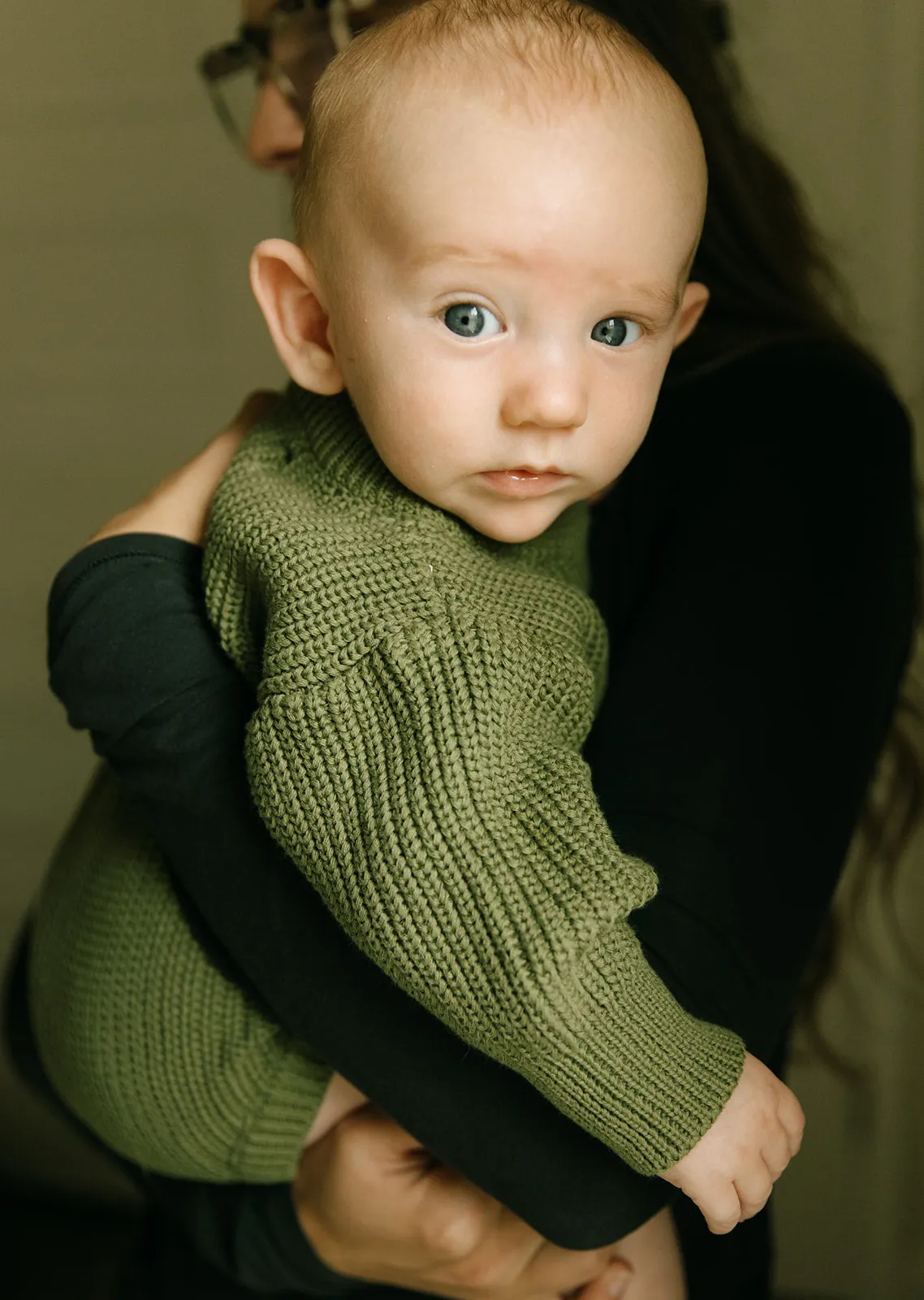 Sutton Knit Romper in Hunter Green