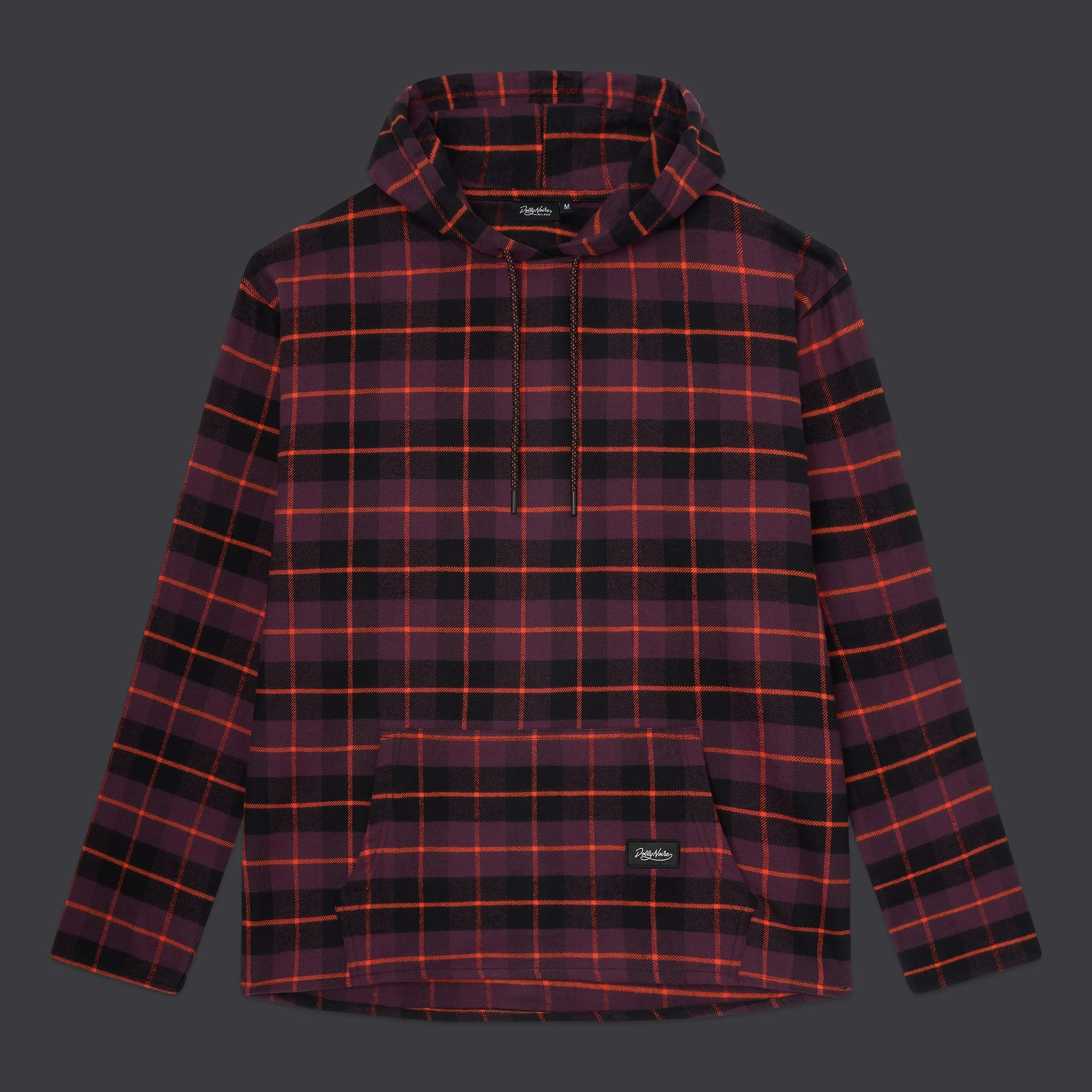 Tartan Hoodie Purple Cider