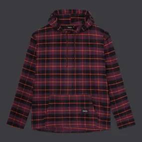 Tartan Hoodie Purple Cider