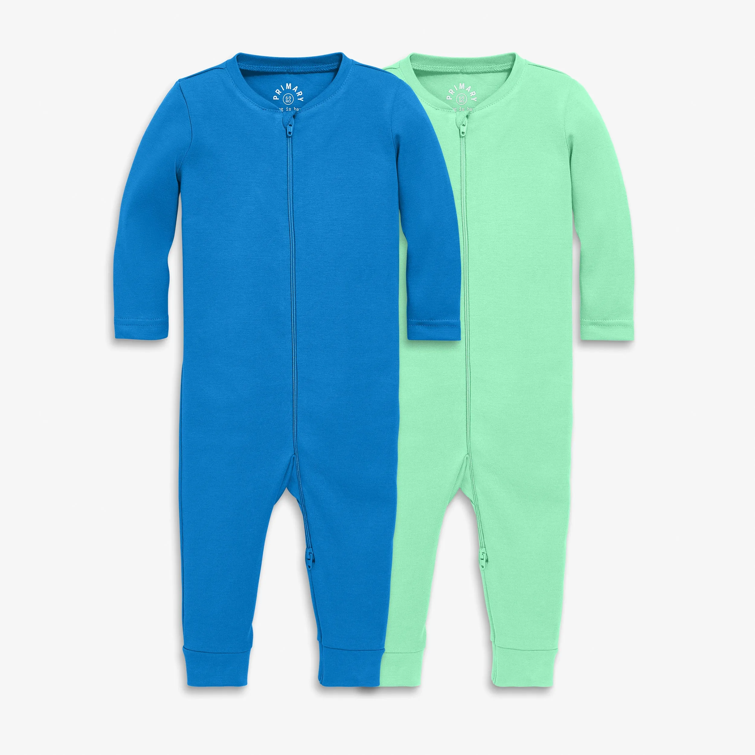 The Baby Organic Zip Romper 2-pack