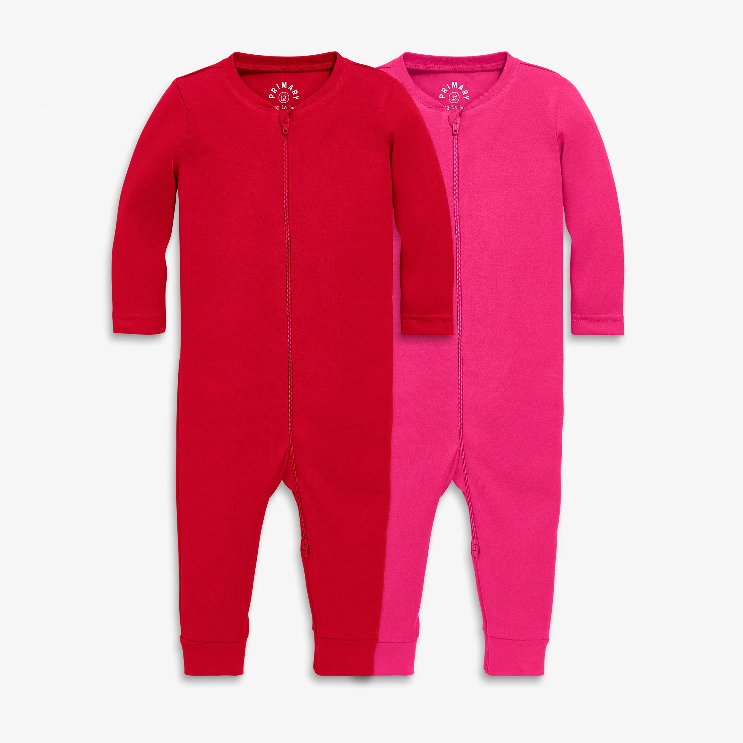 The Baby Organic Zip Romper 2-pack