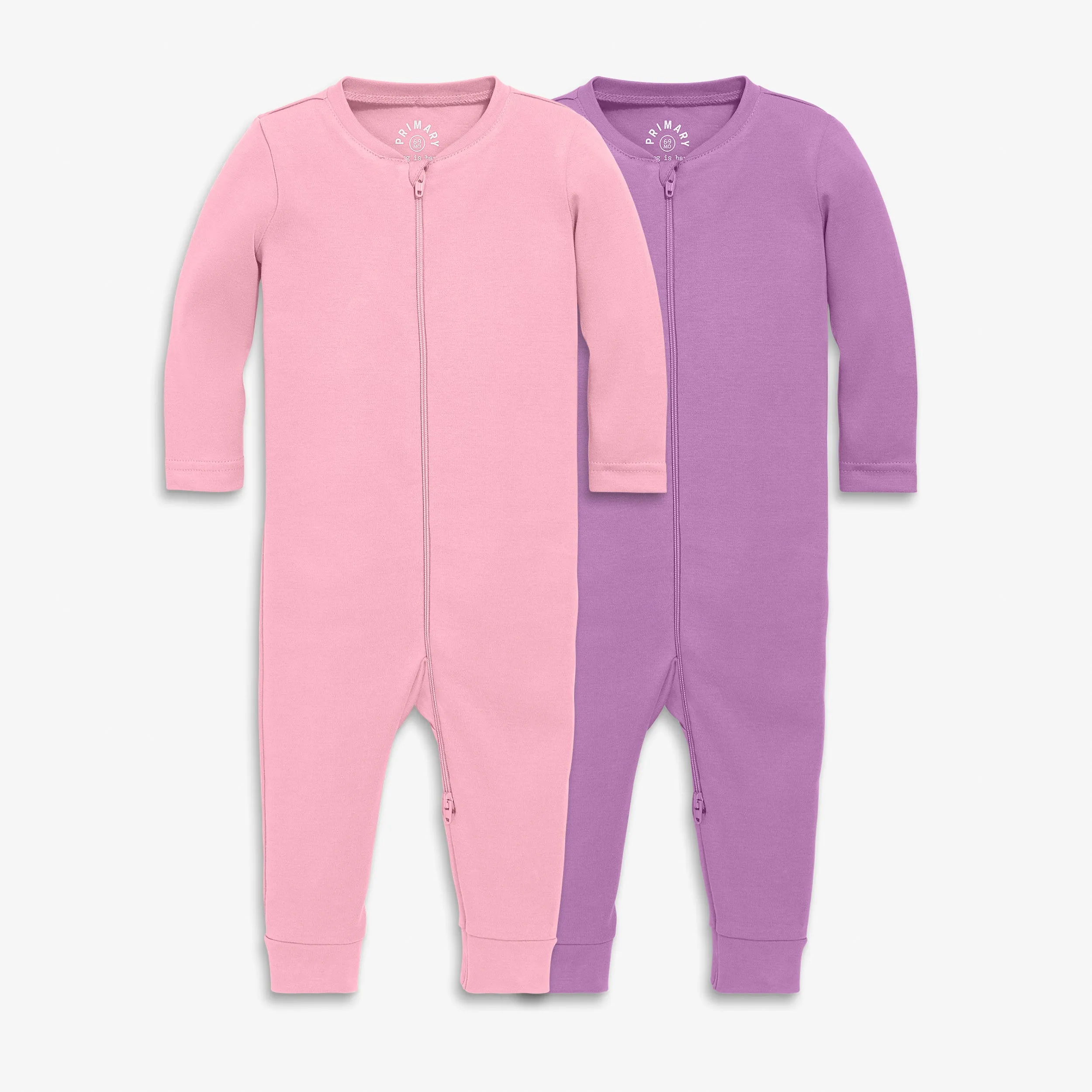 The Baby Organic Zip Romper 2-pack