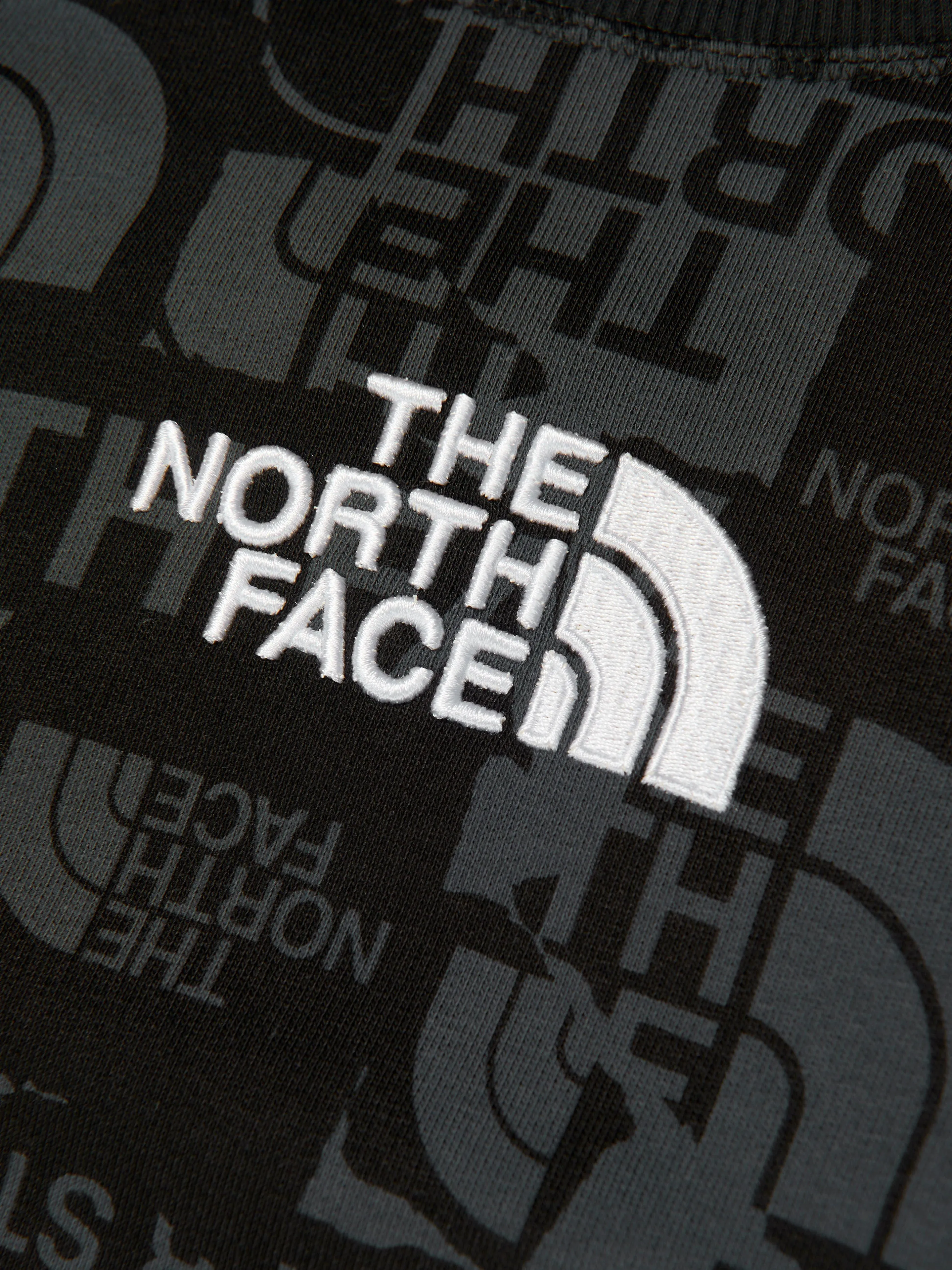 The North Face Boys Drew Peak Light Crew Sweatshirt in Black