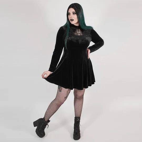 The Velvet Spider Queen Dress