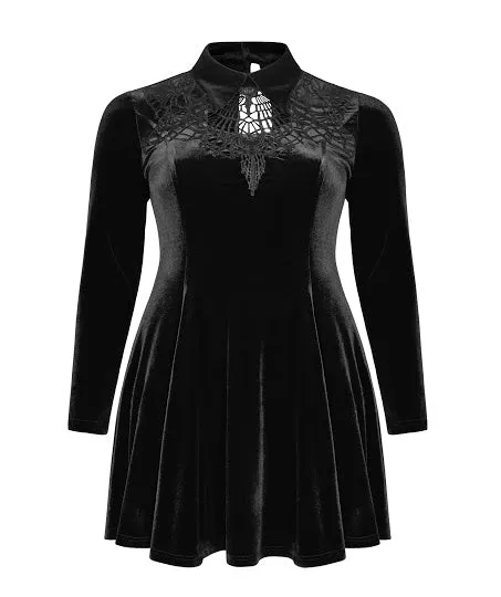 The Velvet Spider Queen Dress