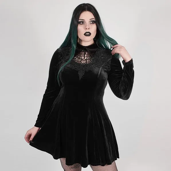 The Velvet Spider Queen Dress