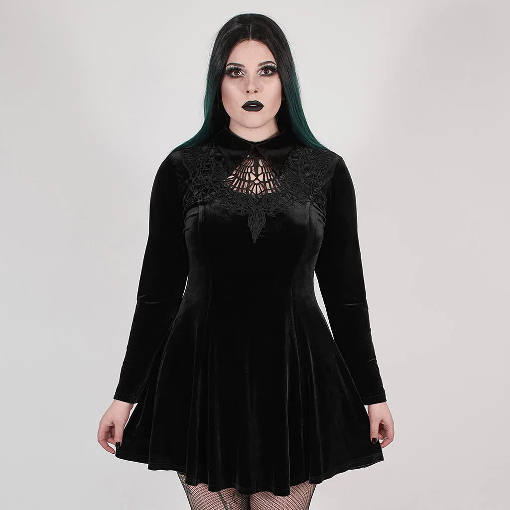 The Velvet Spider Queen Dress