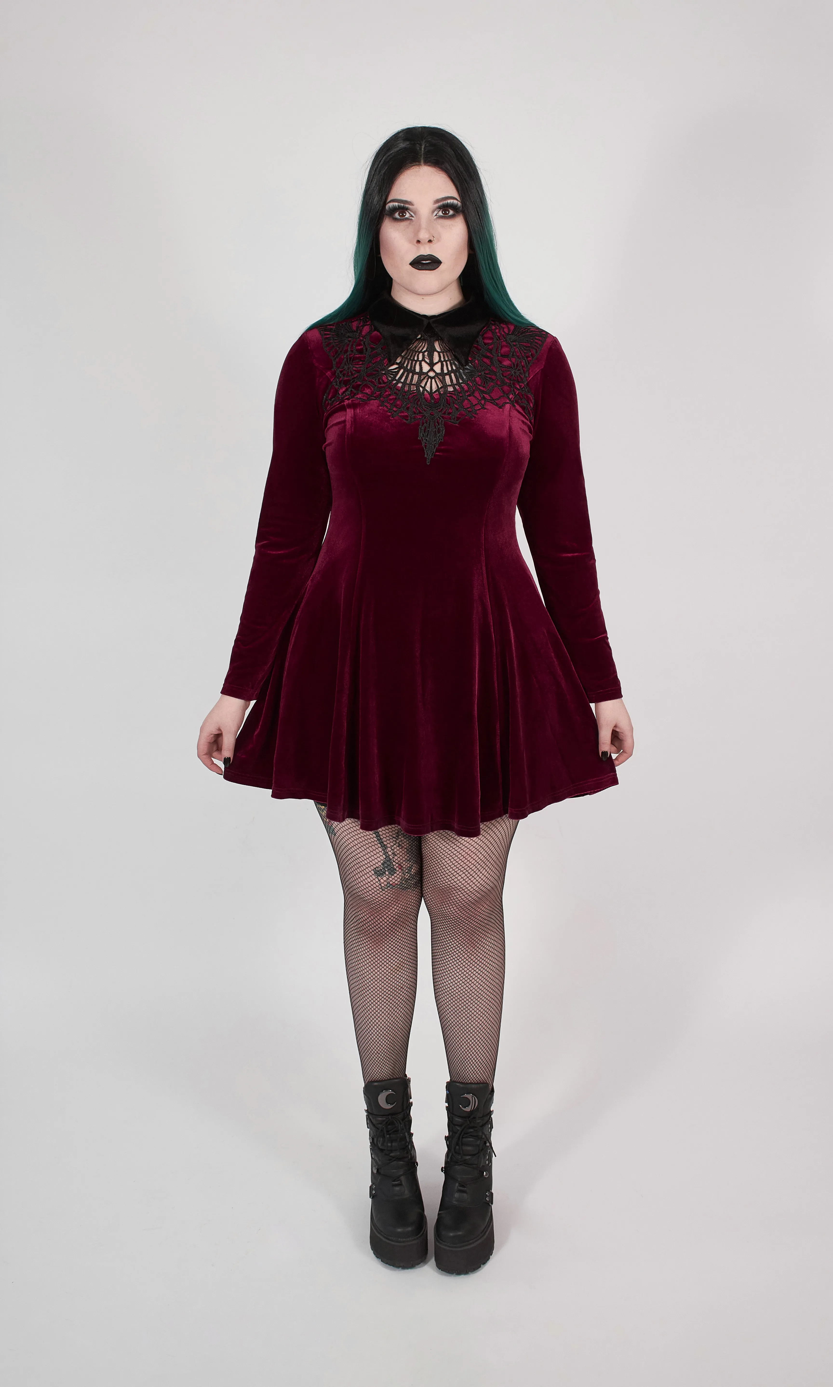 The Velvet Spider Queen Dress