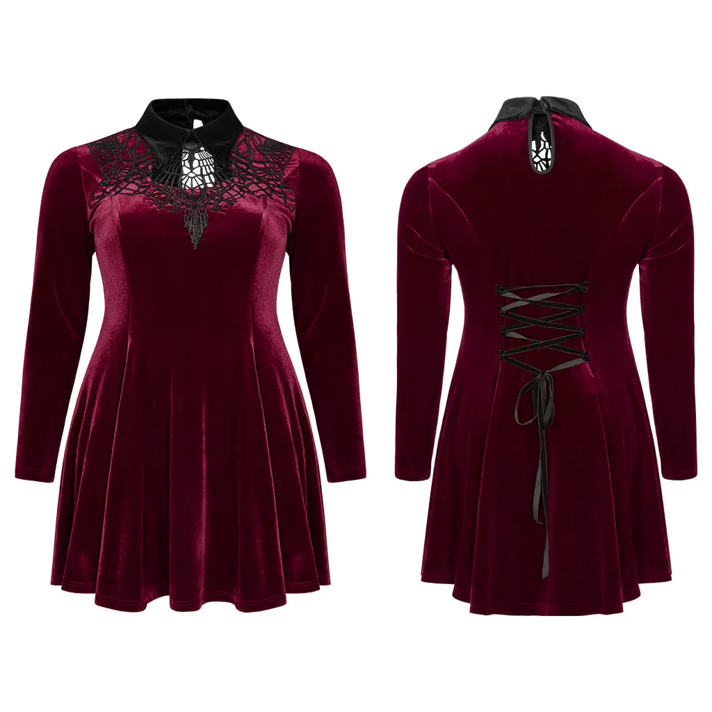 The Velvet Spider Queen Dress