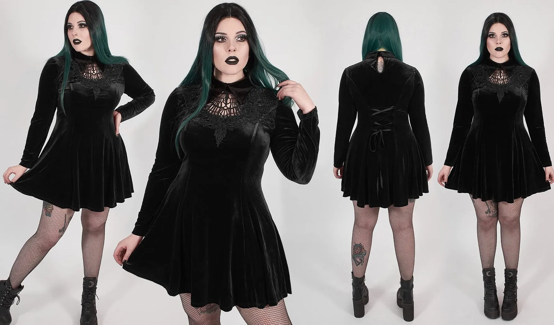 The Velvet Spider Queen Dress