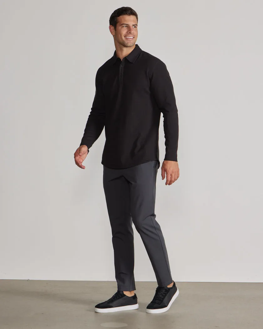 Thermal Long Sleeve Polo