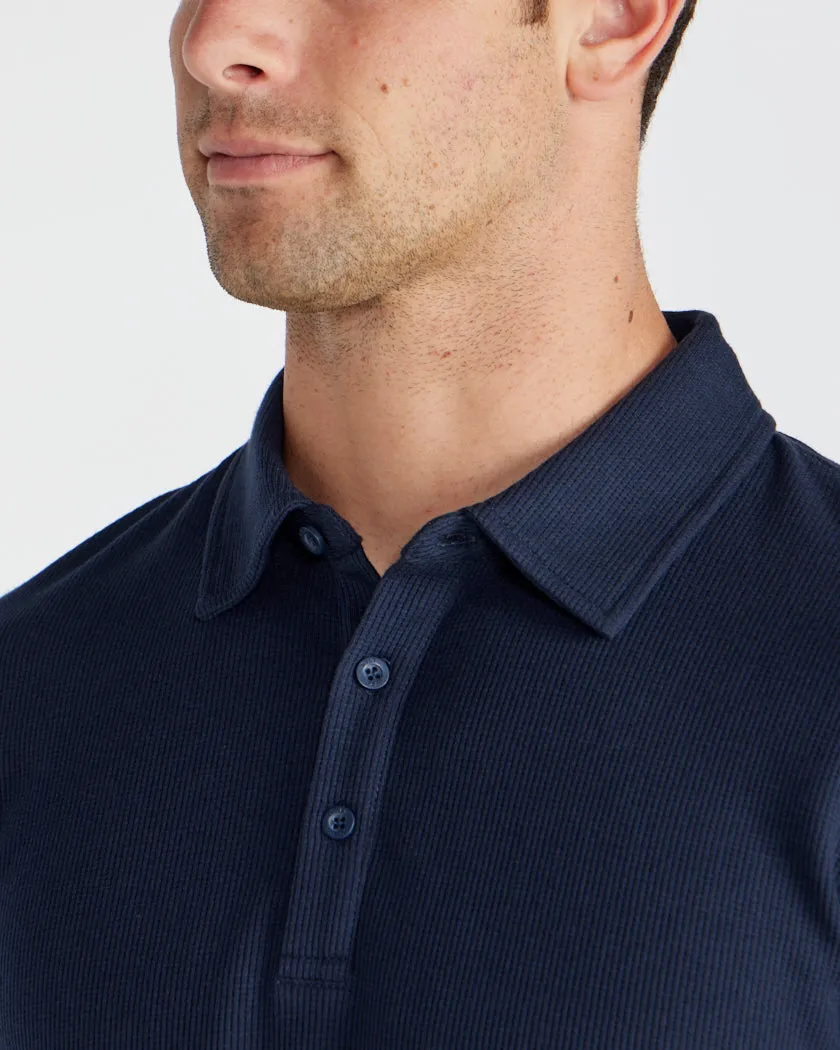 Thermal Long Sleeve Polo