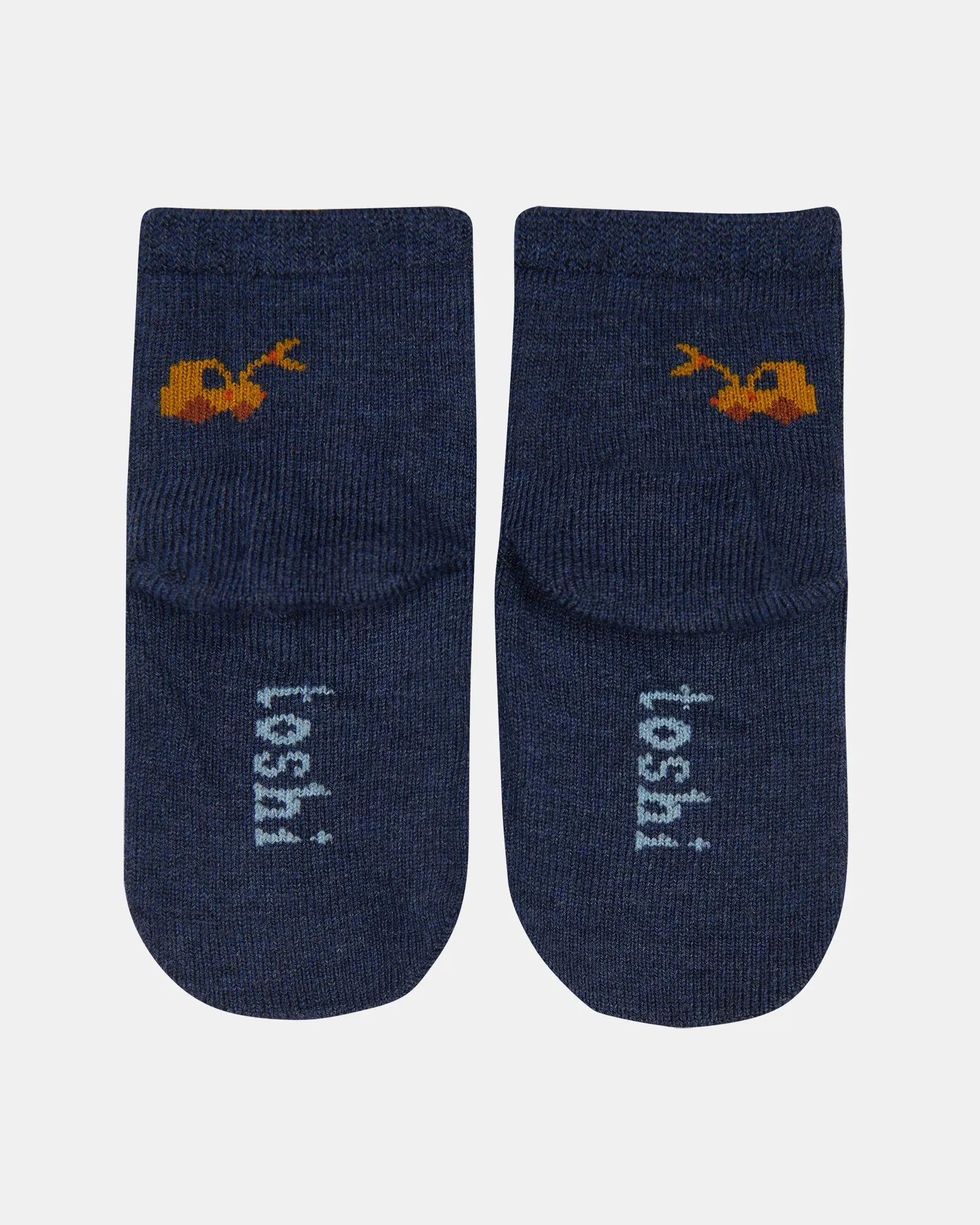 Toshi - Organic Socks Ankle Jacquard - Earthmover - Current