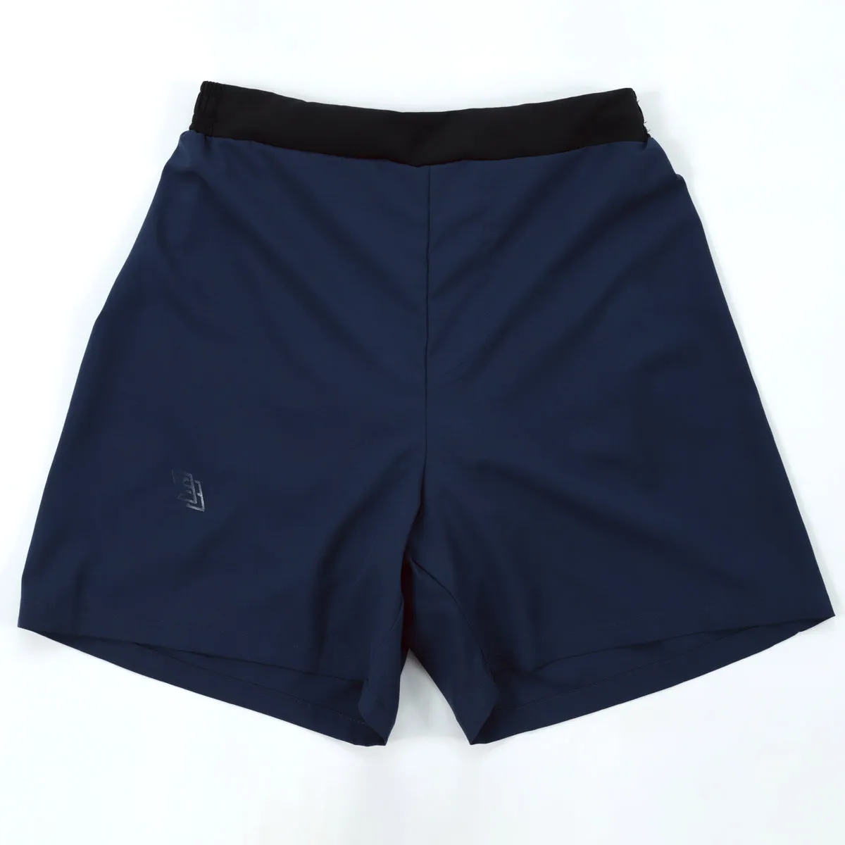 Two-Layer GOD Shorts V5 - Ink Blue "Halftone Topo" Edition