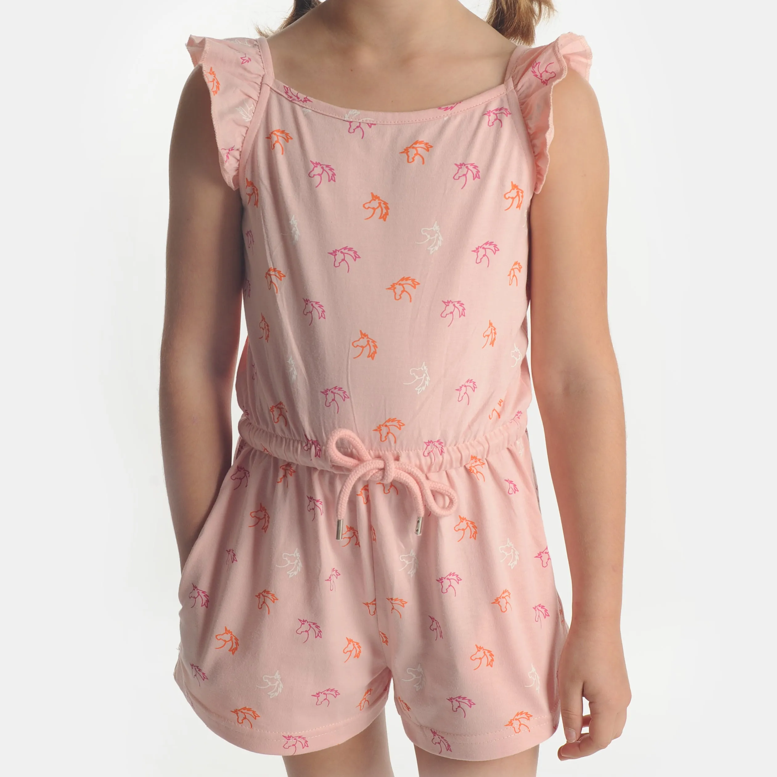 Unicorn Romper in Pink