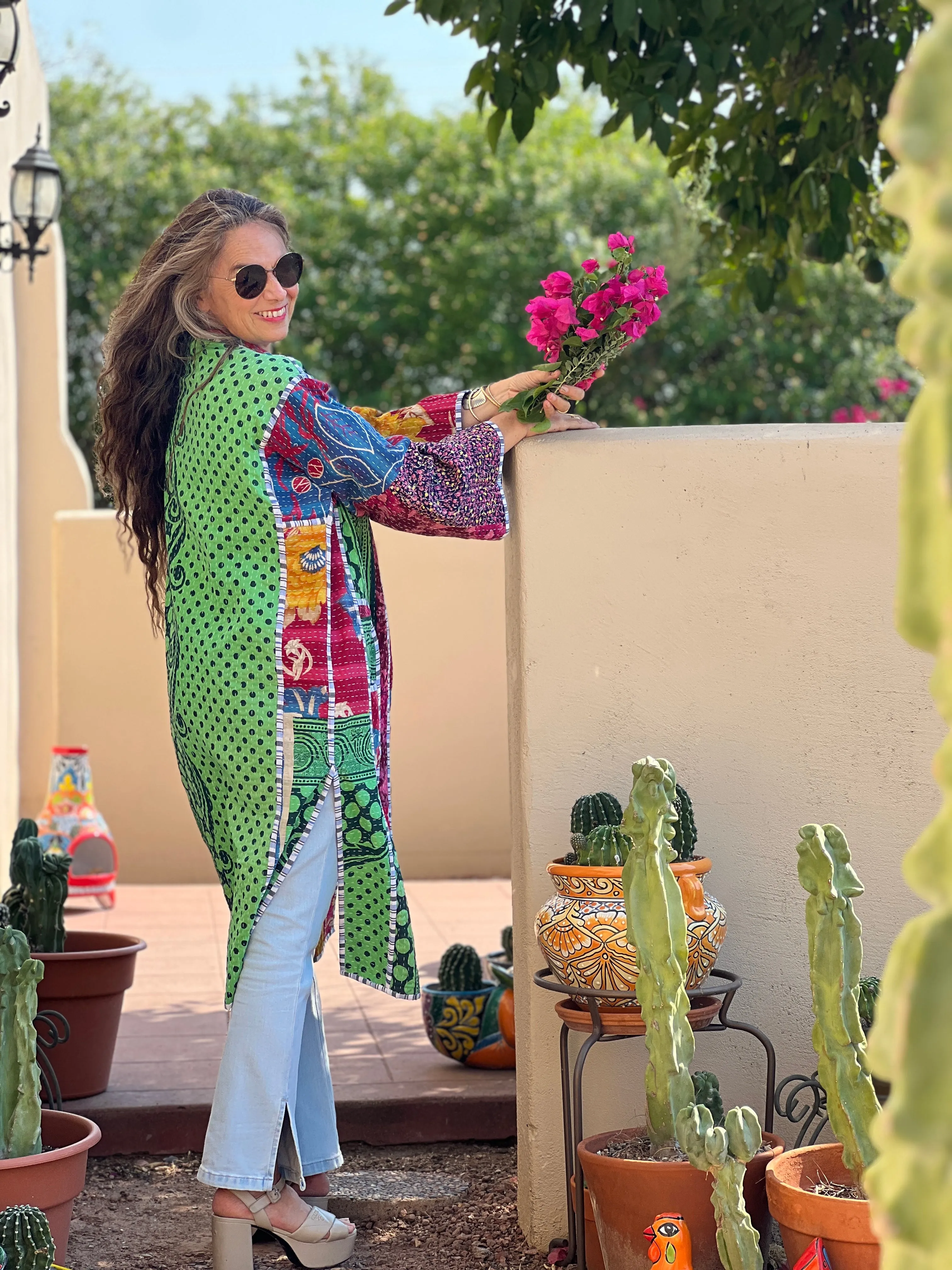 Urda Quilted Kantha Coat Vintage ONE OF KIND