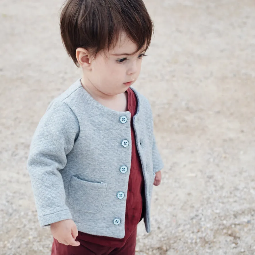 VEGA newborn fleece vest - Baby 1M/4Y - PDF Sewing Pattern