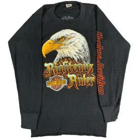 Vintage Harley-Davidson "Righteous Ruler" Thermal Shirt