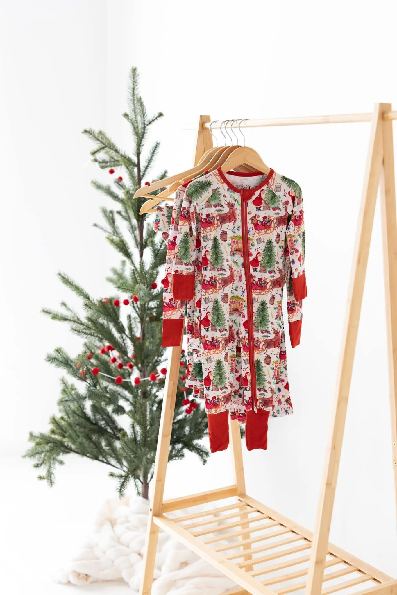 Vintage Santa Zip Romper