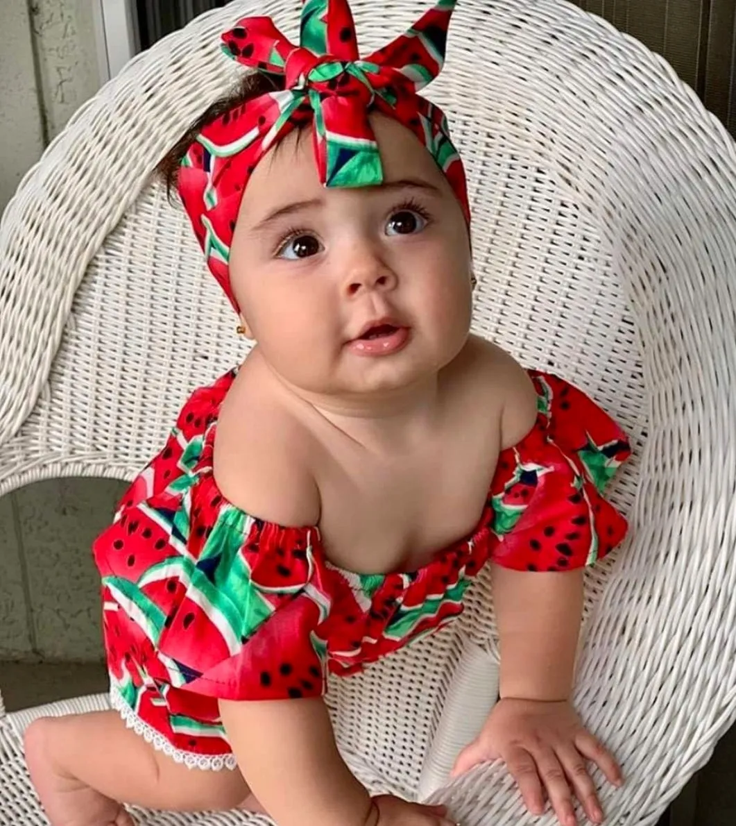 Watermelon Off or On the Shoulder Romper #1000173