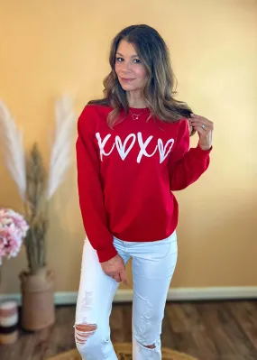 XOXO Hearts Sweatshirt