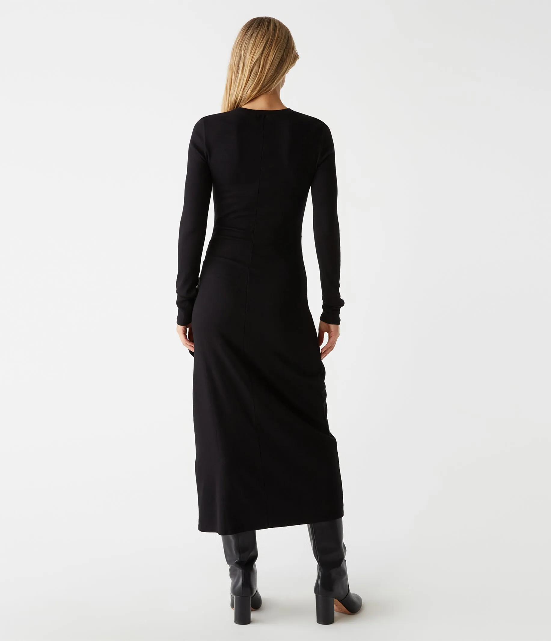 Yessenia Faux Wrap Midi Dress