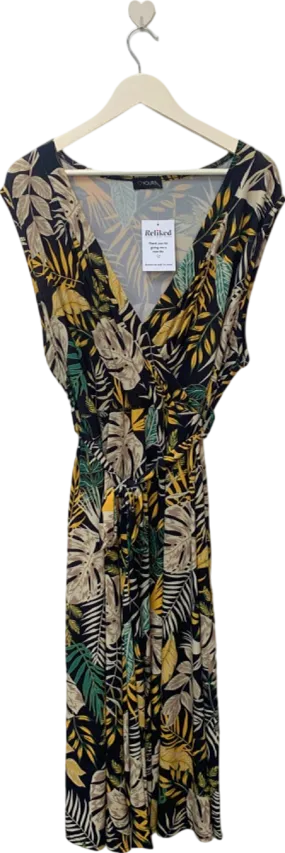 Yours Multicolour Tropical Print Dress UK 26-28